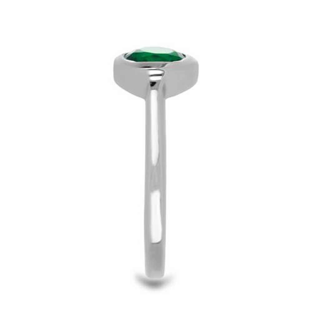 BUY STERLING SILVER NATURAL GREEN ONYX GEMSTONE RING 
