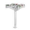 BUY 925 SILVER NATURAL MULTI SAPPHIRE WITH WHITE ZIRCON GEMSTONE RING 