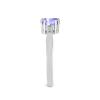 BUY NATURAL TANZANITE GEMSTONE CLASSIC STERLING SILVER RING