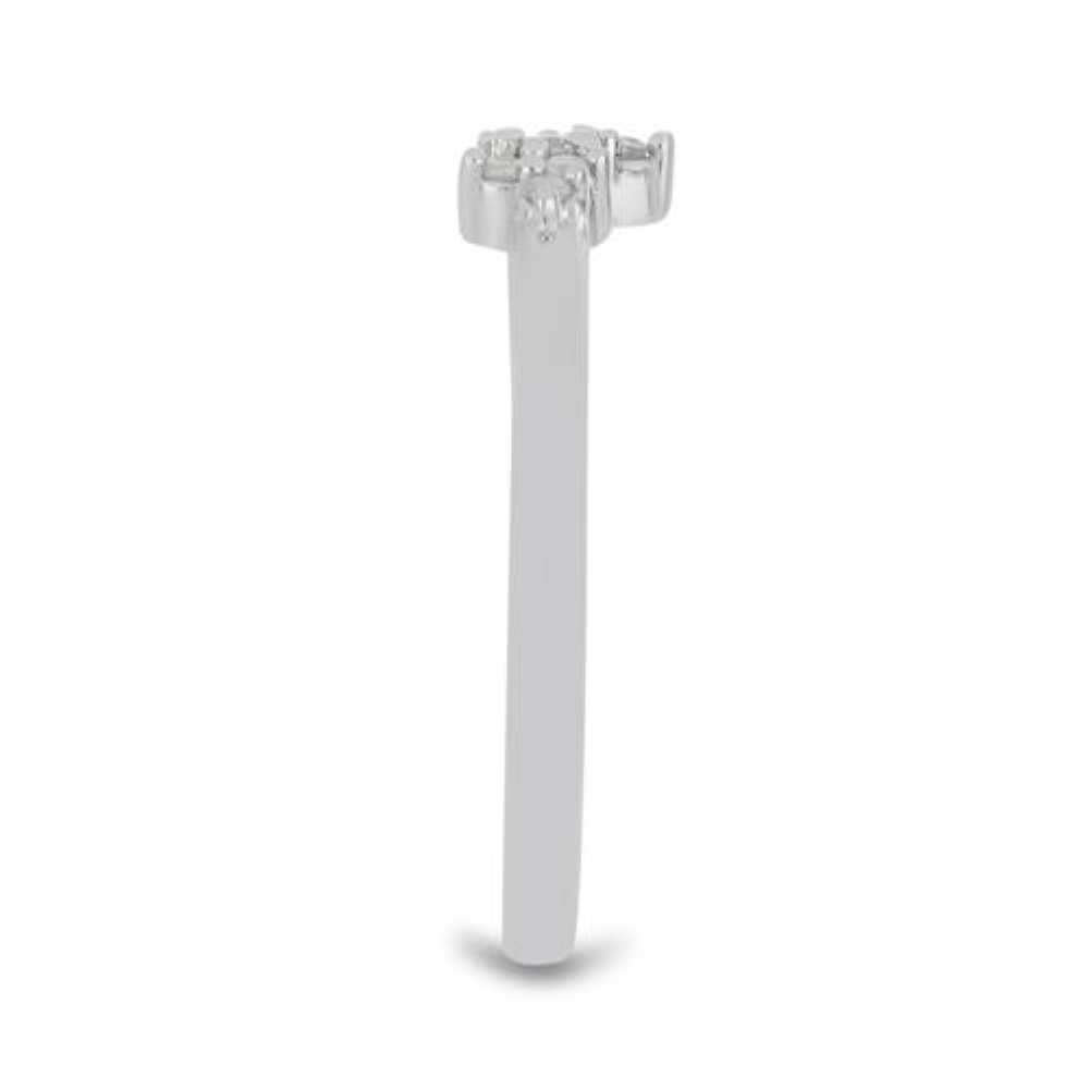 BUY NATURAL DIAMOND DOUBLE CUT GEMSTONE RING IN 925 SILVER 