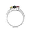 BUY MULTI TOURMALINE GEMSTONE RING IN 925 SILVER 