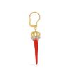 BUY NATURAL AFRICAN WHITE TOPAZ GEMSTONE ENAMEL CHILLI PEPPER EARRINGS – JEWELRY SUPPLIER & WHOLESALE EXPORTER