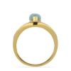 BUY 925 SILVER NATURAL TURQUOISE  GEMSTONE ENAMEL RING 