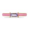 BUY 925 SILVER NATURAL AFRICAN AMETHYST GEMSTONE ENAMEL RING 