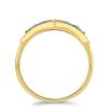 BUY 925 STERLING  SILVER AFRICAN WHITE TOPAZ GEMSTONE ENAMEL RING 