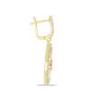 BUY BULK 925 STERLING SILVER ENAMEL EARRINGS WITH AFRICAN WHITE TOPAZ – WHOLESALE JEWELRY SUPPLIER USA
