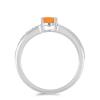 BUY 925 SILVER NATURAL ORANGE ETHIOPIAN OPAL GEMSTONE RING 
