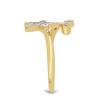BUY NATURAL WHITE DIAMOND DOUBLE CUT GEMSTONE RING  IN 925 SILVER 