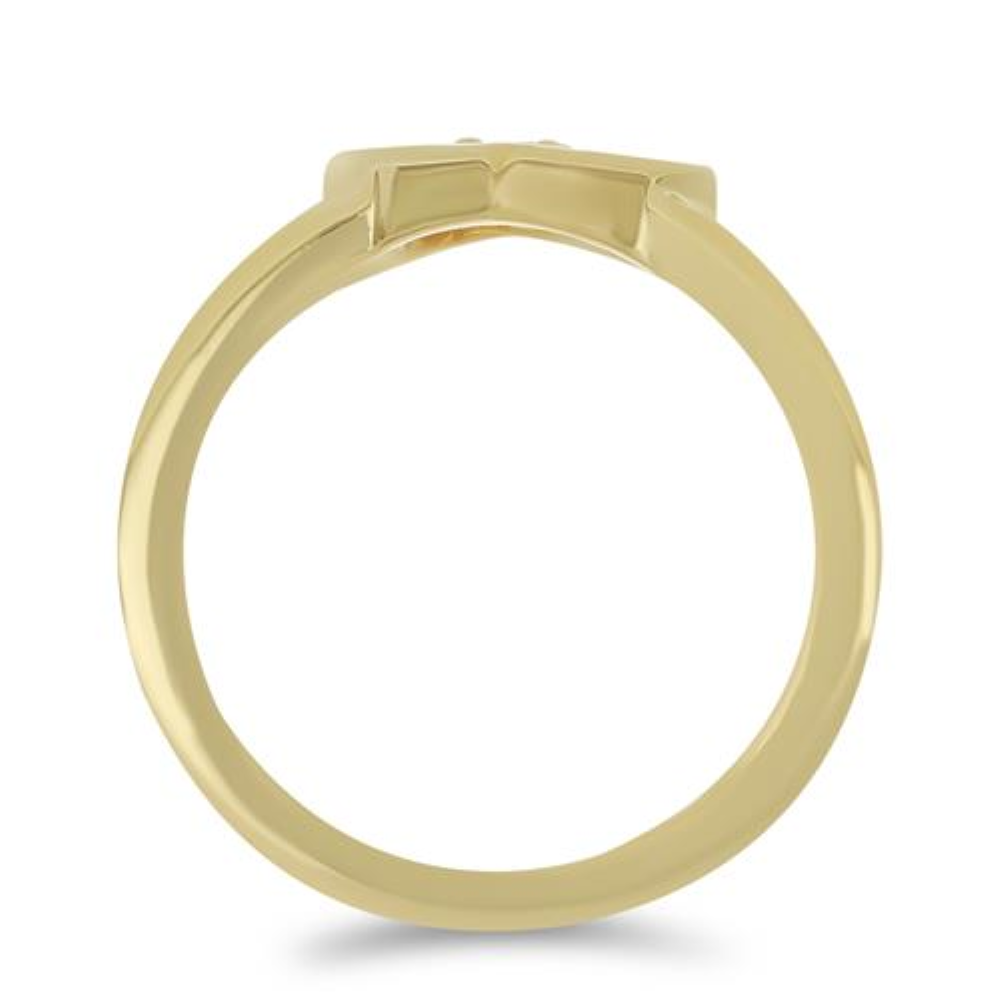  BUY NATURAL PINK TOPAZ GEMSTONE RING IN GOLD PLATED
