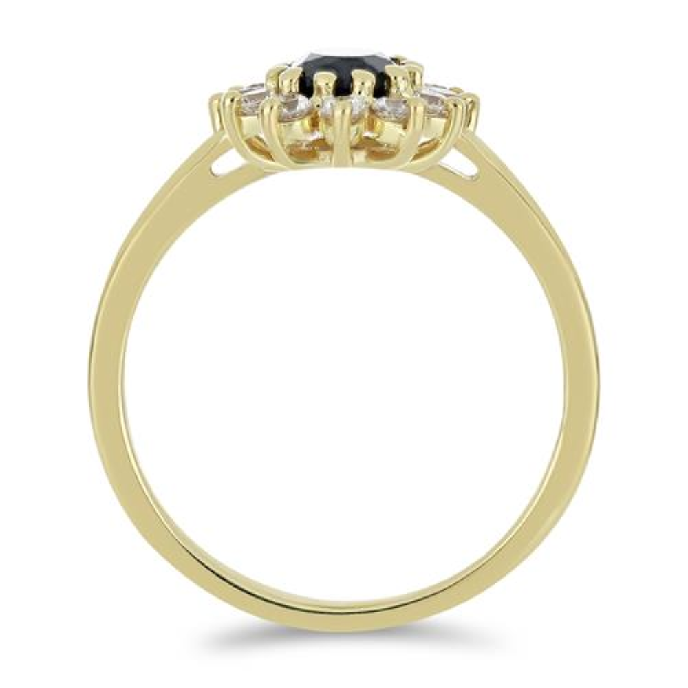 BUY NATURAL BLACK ONYX GEMSTONE FASHION RING