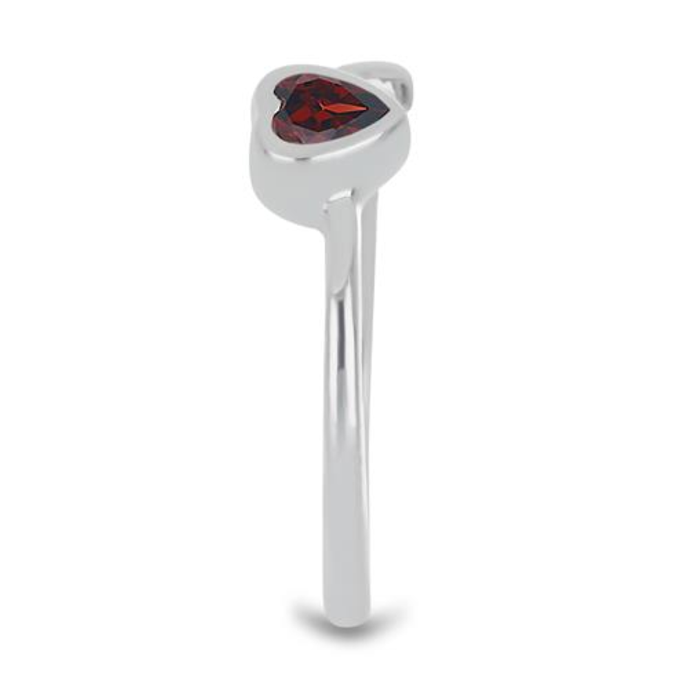 BUY NATURAL GARNET GEMSTONE RING IN 925 SILVER