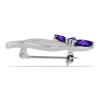 BUY 925 SILVER BROOCH WITH AFRICAN AMETHYST GEMSTONE