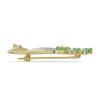 BUY 925 SILVER BROOCH WITH GREEN ETHIOPIAN OPAL GEMSTONE