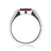 BUY 925 SILEVR GARNET GEMSTONE RING