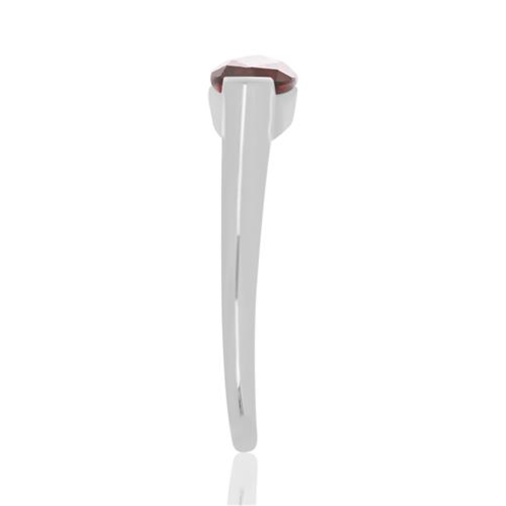 BUY 925 SILEVR GARNET GEMSTONE RING