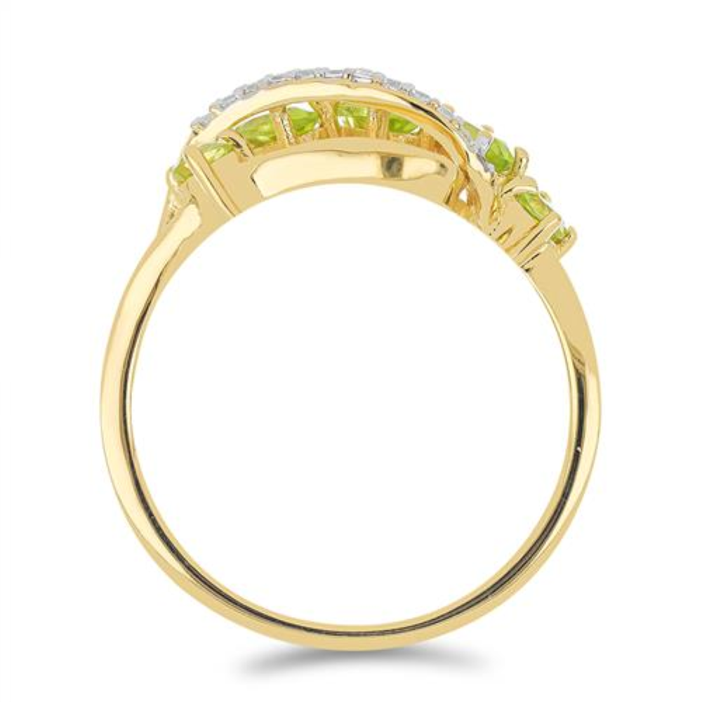 BUY 925 STERLING SILVER PERIDOT GEMSTONES RING