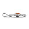 BUY 925 SILVER NATURAL ORANGE SUNSTONE CELESTIAL PENDANT
