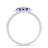 BUY 925 SILVER RING WITH BLUE SAPPHIRE GEMSTONE 