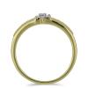 BUY 925 SILVER REAL DIAMOND DOUBLE CUT GEMSTONE RING