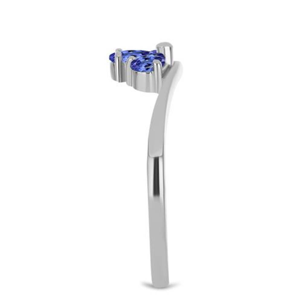 BUY 925 SILVER RING WITH NATURAL TANZANITE GEMSTONE