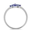 BUY 925 SILVER RING WITH NATURAL TANZANITE GEMSTONE
