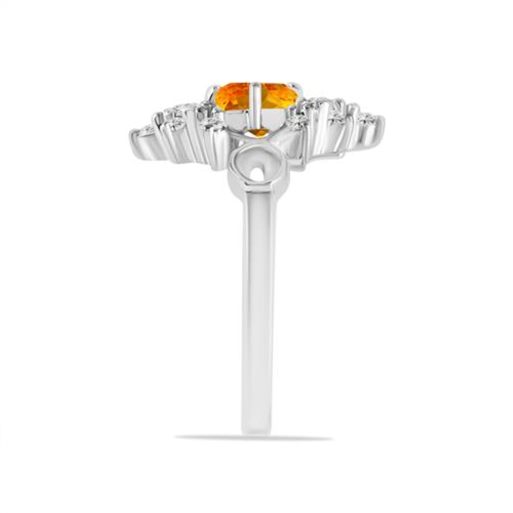 BUY 925 SILVER RING WITH NATURAL CITRINE GEMSTONE 