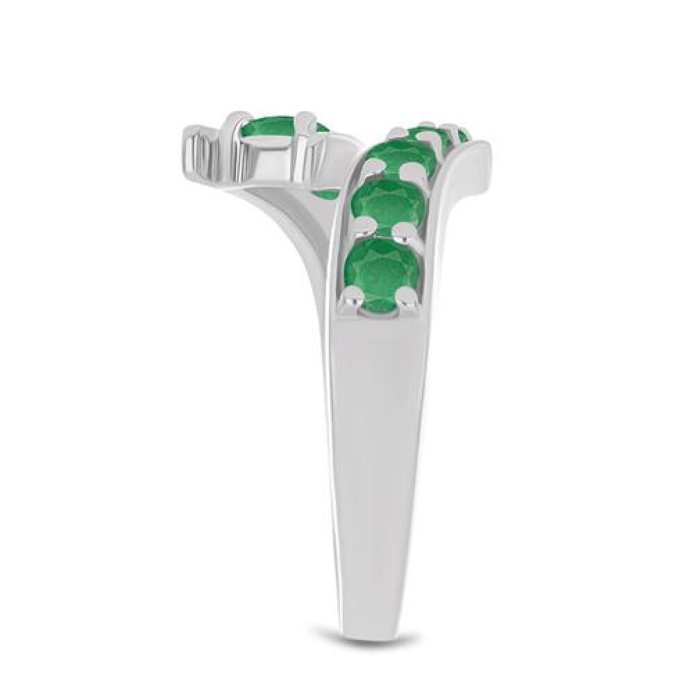 BUY 925 SILVER WITH EMERALD GEMSTONE RING