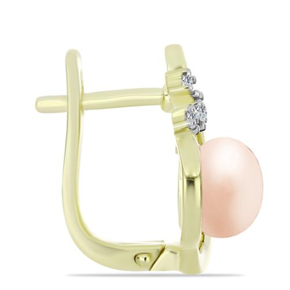BUY 925 SILVER NATURAL PEACH FRESH WATER PEARL