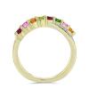 BUY MULTI TOURMALINE GEMSTONE RING IN 925 STERLING SILVER