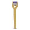 BUY RING WITH NATURAL TANZANITE GEMSTONE IN 925 SILVER