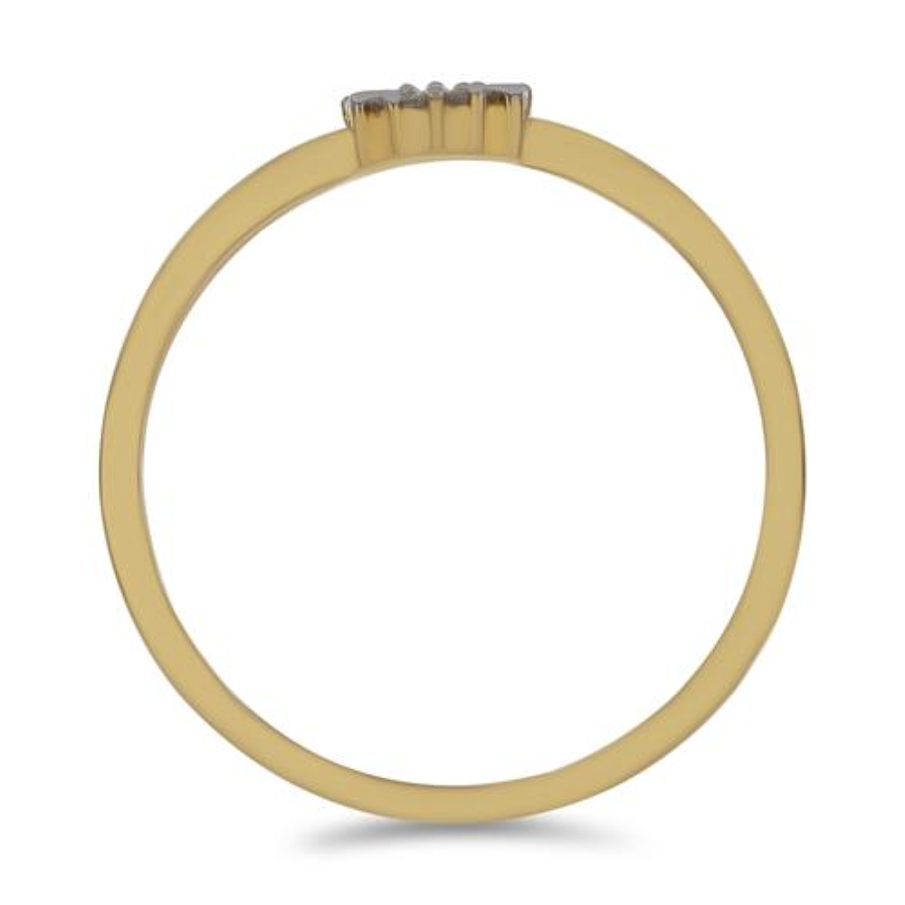 BUY REAL BLUE DIAMOND GEMSTONE RING IN GOLD PLATED 