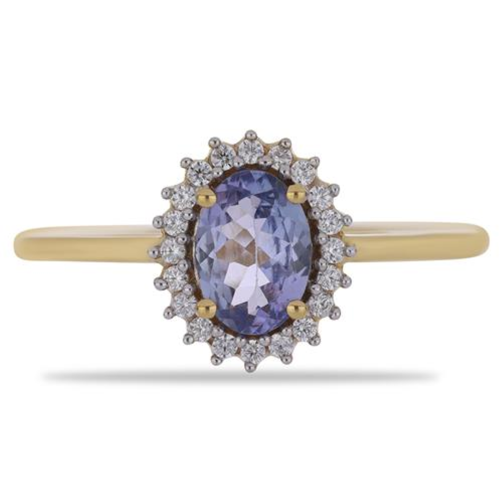 BUY 925 SILEVR NATURAL TANZANITE GEMSTONE RING