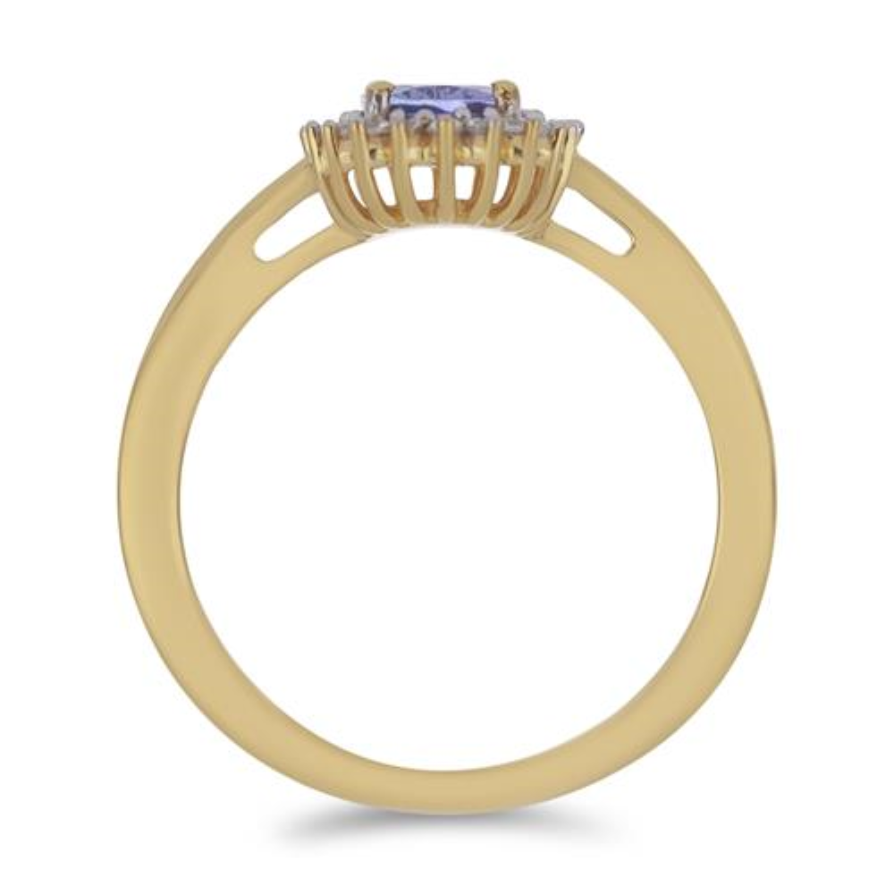 BUY 925 SILEVR NATURAL TANZANITE GEMSTONE RING