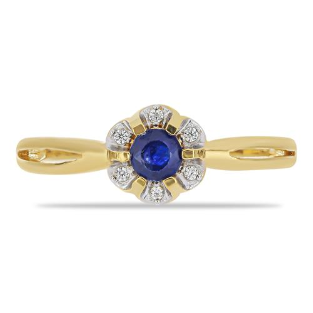 BUY 925 SILVER NATURAL BLUE SAPPHIRE GLASS FILLED GEMSTONE RING
