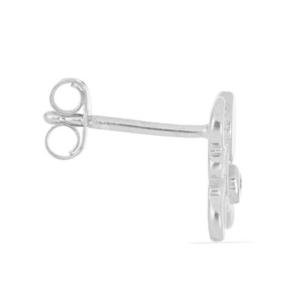 925 SILVER ENAMEL STUDS WITH WHITE TOPAZ | KIDS ELEPHANT EARRINGS IN BULK –WHOLESALE JEWELRY SUPPLIER USA