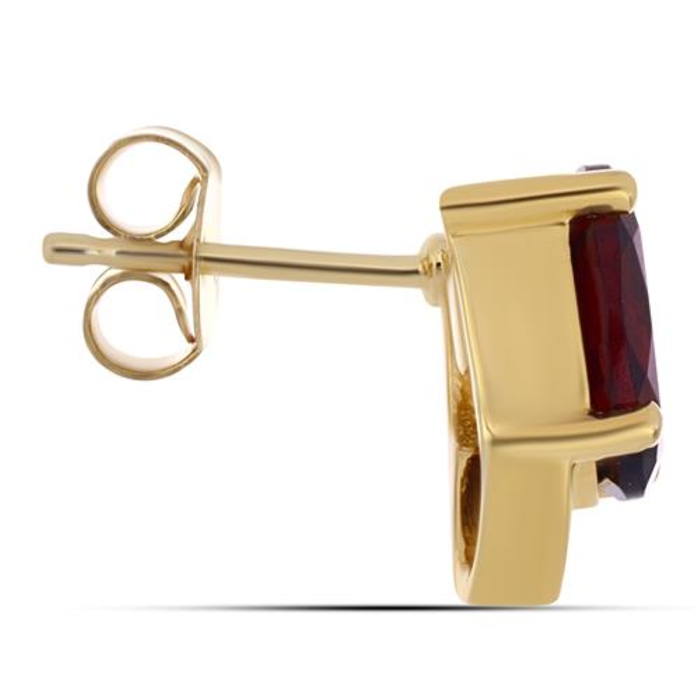 BUY 925 SILVER GARNET GEMSTONE EARRING