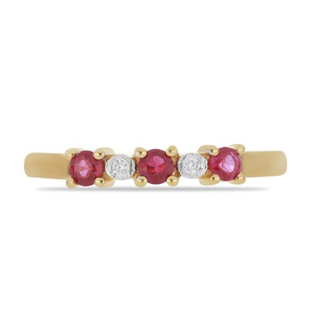 BUY 925 SILVER NATURAL RED RUBY GEMSTONE RING