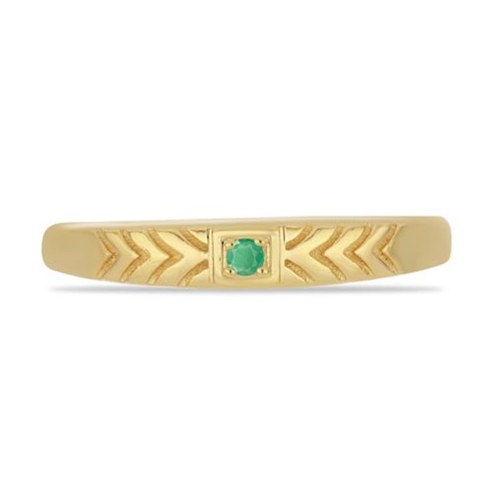 BUY NATURAL EMERALD TRANSPARENT GEMSTONE RING
