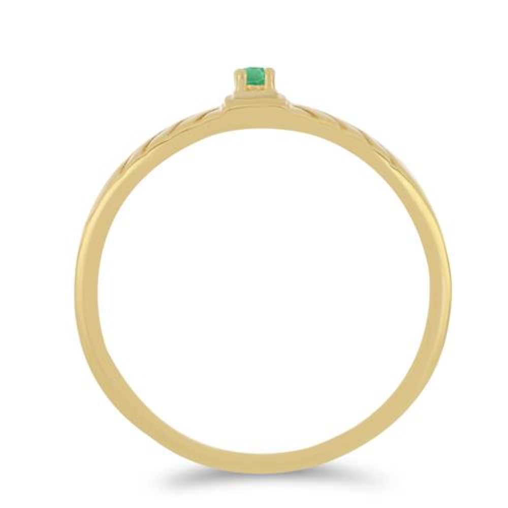 BUY NATURAL EMERALD TRANSPARENT GEMSTONE RING