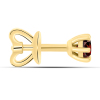 BUY 14K GOLD WITH GARNET GEMSTONE SINGLE STONE EARRING