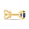 BUY 14K GOLD WITH IOLITE GEMSTONE SINGLE STONE EARRING