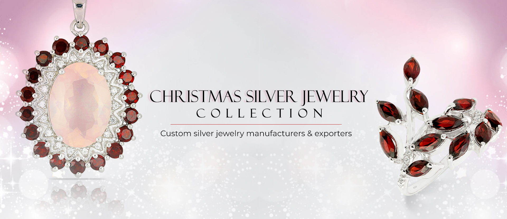 Christmas Silver Jewelry Collection