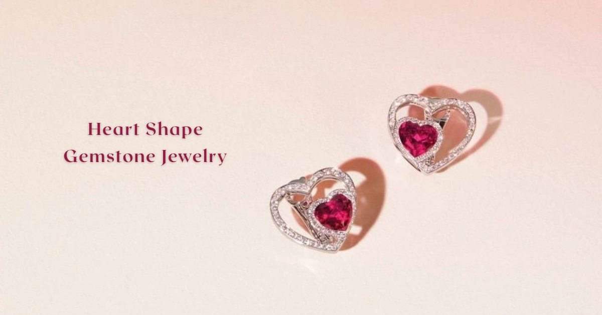 Heart Shape Gemstone Jewelry-jewelpin