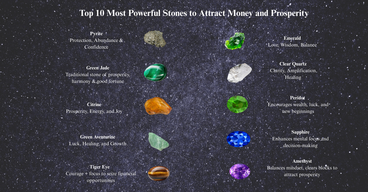 Top 10 Most Powerful Stones to Attract Money and Prosperity-jewelpin