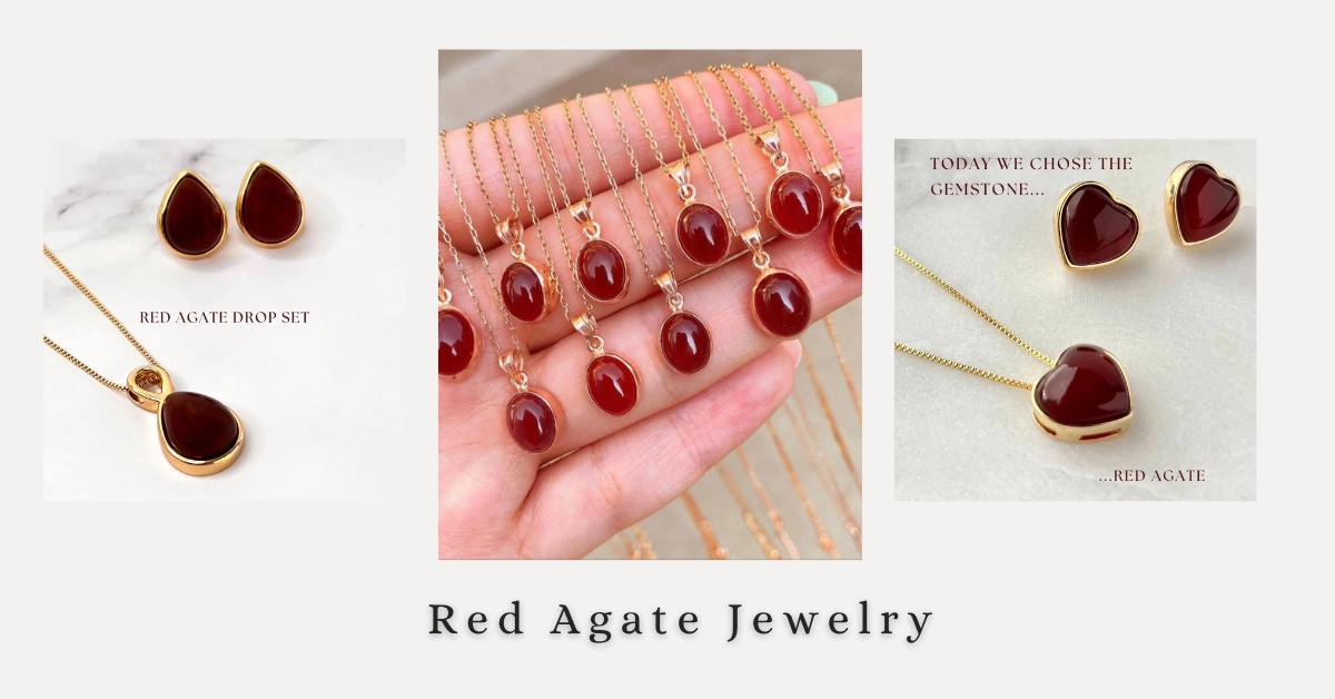 Red Agate Jewelry-jewelpin
