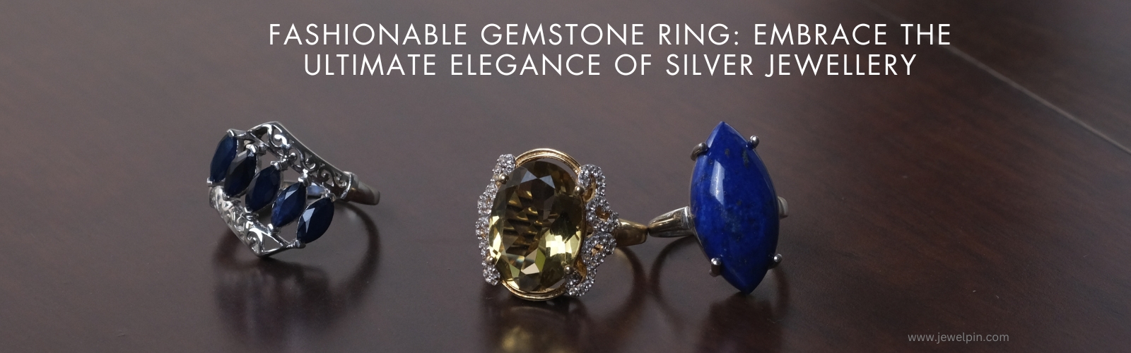 Fashionable Gemstone Ring-Embrace the ultimate elegance of Silver Jewellery -Jewelpin