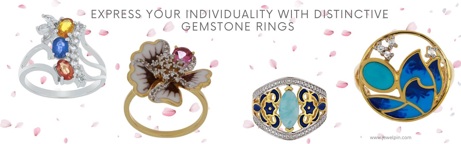  Express Your Individuality with Distinctive Gemstone Rings from JewelPin