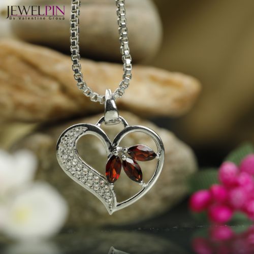 Jewelpin - heart shape Gemstone Jewellery for a Radiant Valentine's Day in 2024