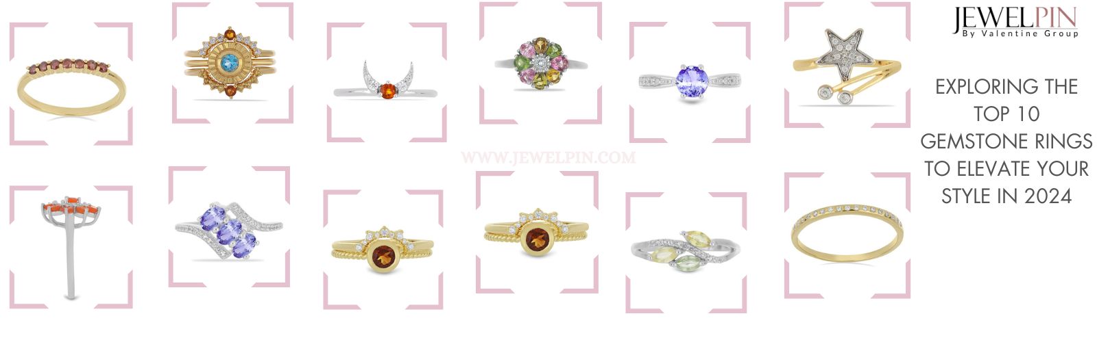 JewelPin - Exploring the top 10 gemstone rings to elevate your style in 2024