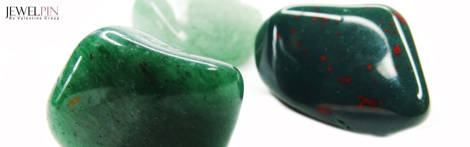 JewelPin - Green Agate Symphony Natures Harmony in Verdant Hues